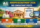 NIRDPR Recruitment 2026 – 98 Consultant Posts | Apply Online Now