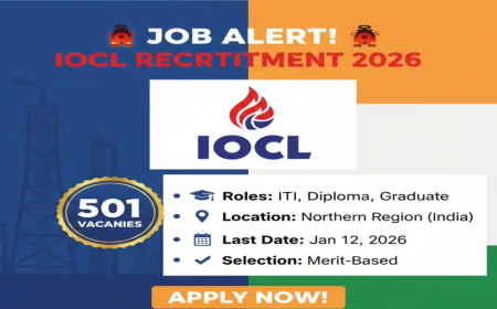 IOCL Apprentice Recruitment 2026: Apply Online for 501 Posts