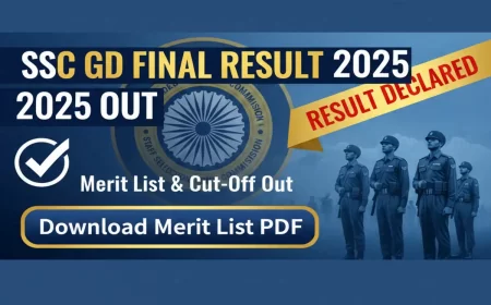 SSC GD Final Result 2025 Out Today? Download Constable Merit List PDF @ssc.gov.in