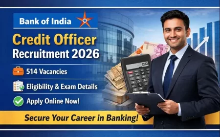 BOI Credit Officer Recruitment 2026 – 514 Vacancies Apply Online