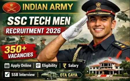 Indian Army SSC Tech Men 2026 Syllabus, Books & Preparation Guide