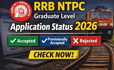RRB NTPC Application Status 2026 Released – Direct Check Link