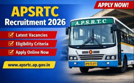 APSRTC Recruitment 2026 – Apply Online | Eligibility, Vacancy, Salary