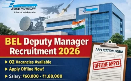 BEL Deputy Manager Recruitment 2026 – Apply Offline for 02 Posts