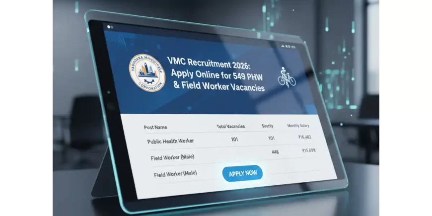 VMC Recruitment 2026: Apply Online for 549 PHW & Field Worker Jobs