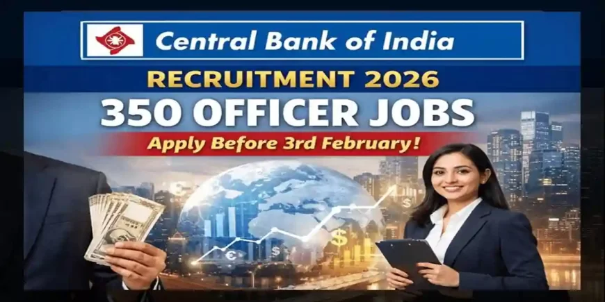 Central Bank of India Recruitment 2026 – 350 Officer Jobs