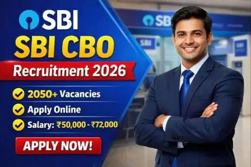 SBI CBO Recruitment 2026 – Apply Online for Circle Based Officer