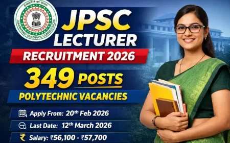 JPSC Lecturer Recruitment 2026 | 349 Polytechnic Lecturer Posts – Apply Online