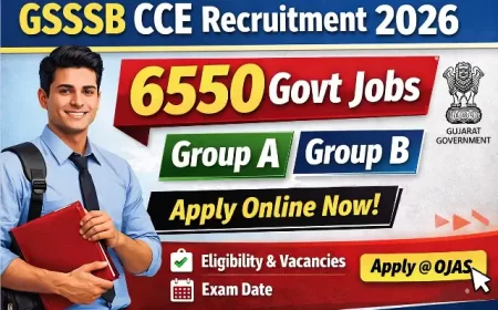 GSSSB CCE Recruitment 2026: Your Path to 5370+ Gujarat Govt Jobs (Apply Now!)