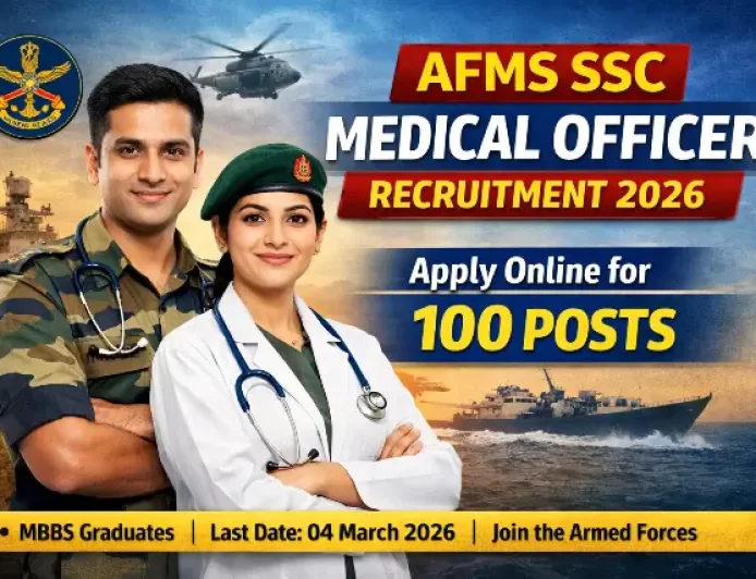 Army AFMS SSC Medical Officer 2026 | Eligibility & Apply Link