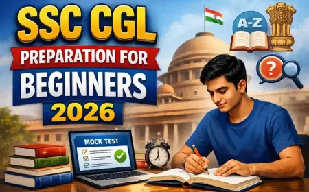 SSC CGL Preparation for Beginners 2026: Complete Step-by-Step Guide