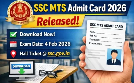 SSC MTS Admit Card 2026 Out – Download Hall Ticket @ ssc.gov.in