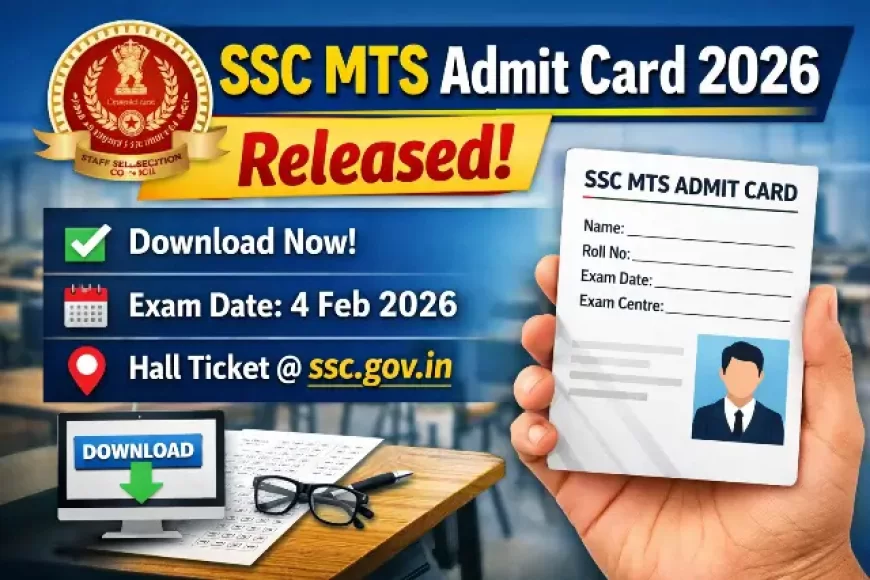 SSC MTS Admit Card 2026 Out – Download Hall Ticket @ ssc.gov.in