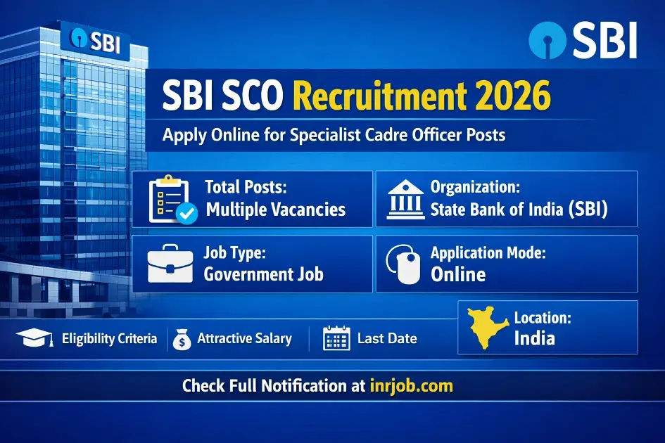 SBI SCO Recruitment 2026 (116 Posts) - Apply Online @ sbi.co.in