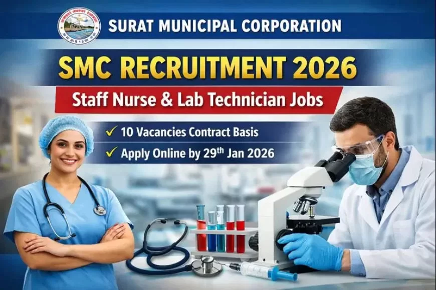 SMC Recruitment 2026 Staff Nurse Lab Technician Notification
