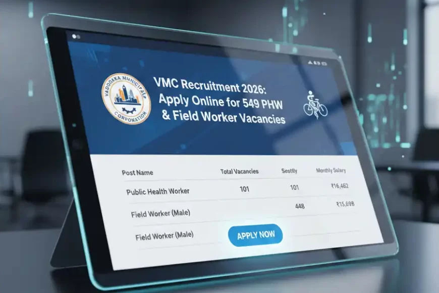 VMC Recruitment 2026: Apply Online for 549 PHW & Field Worker Jobs